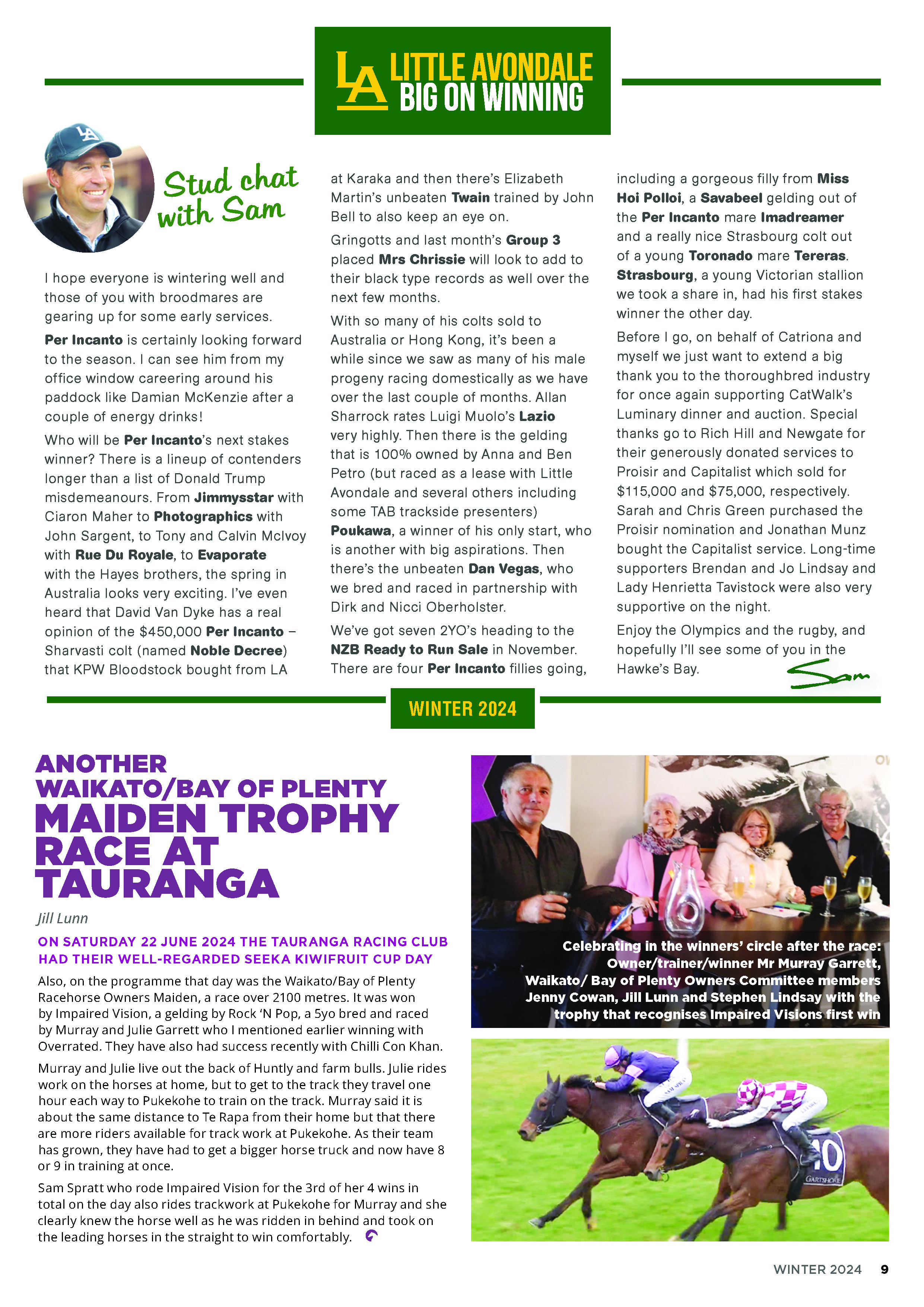 Owners Bulletin Winter 2024